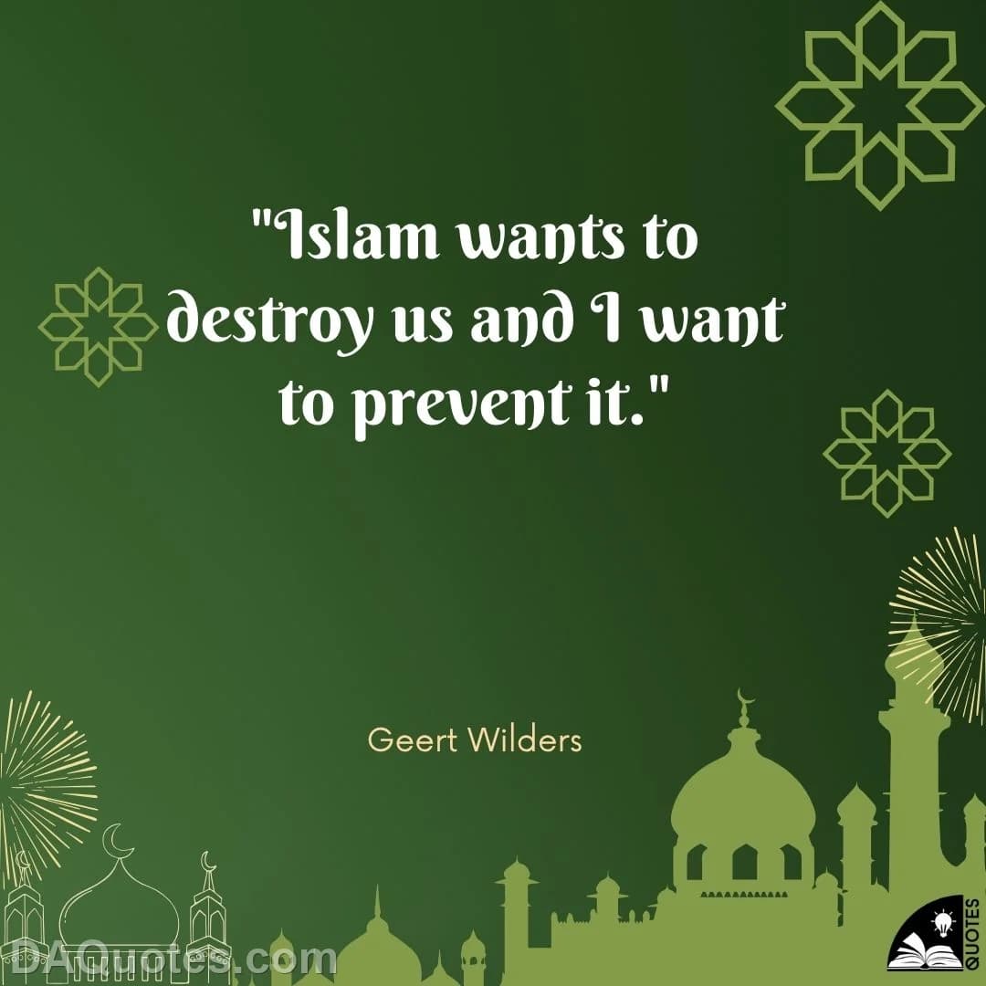 geert wilders Quotes Islam
