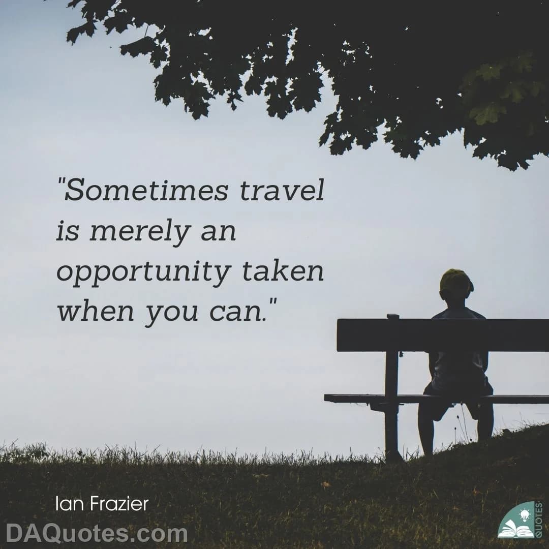 ian frazier Quotes Time Travel