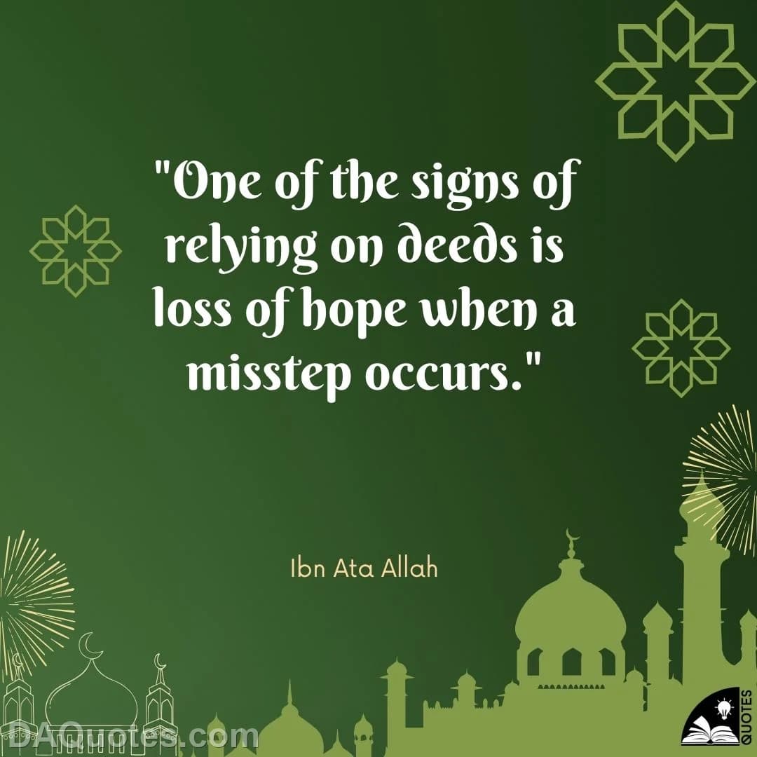 ibn ata allah Quotes Islamic