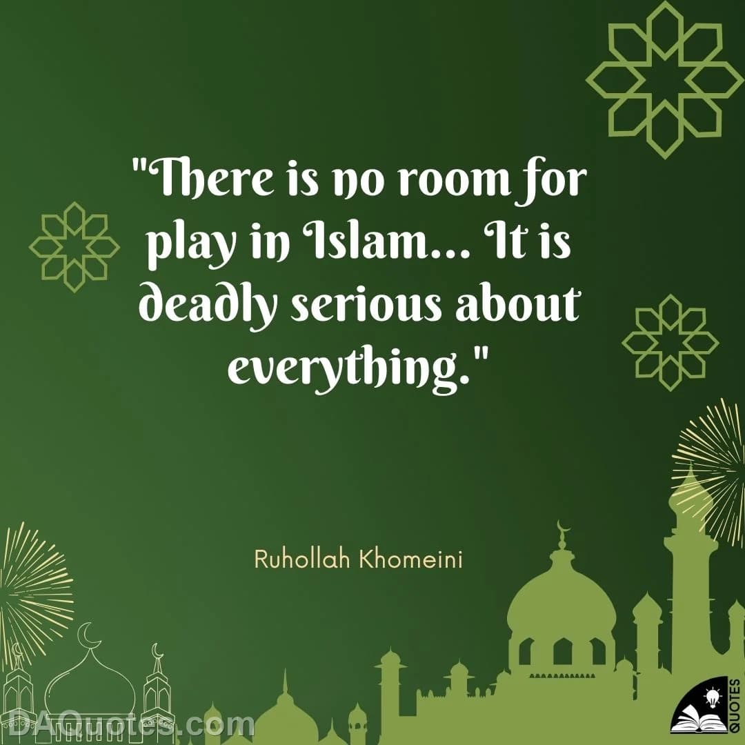 ruhollah khomeini Quotes Islam