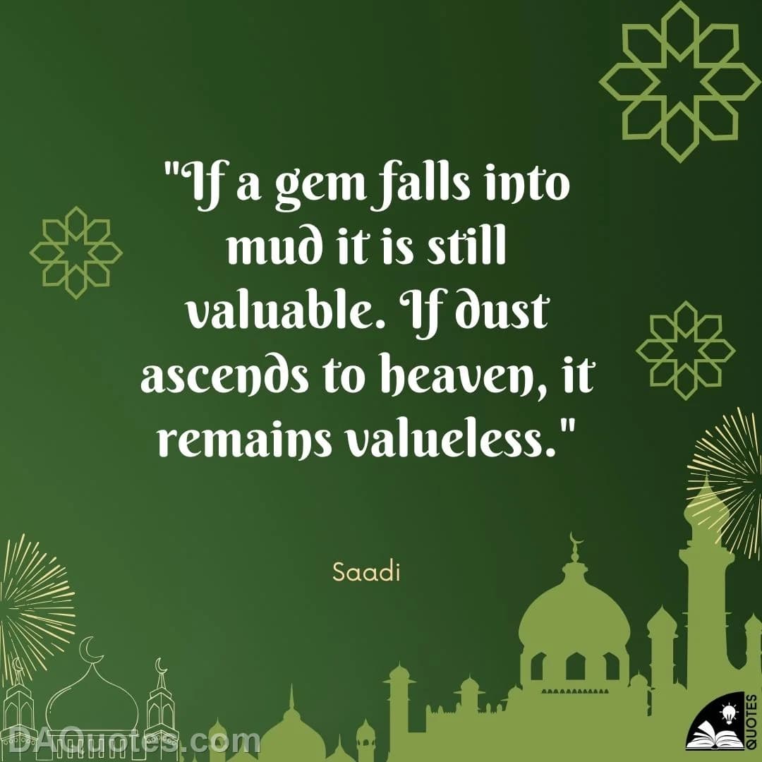 saadi Quotes Islamic,Gems,Valuable