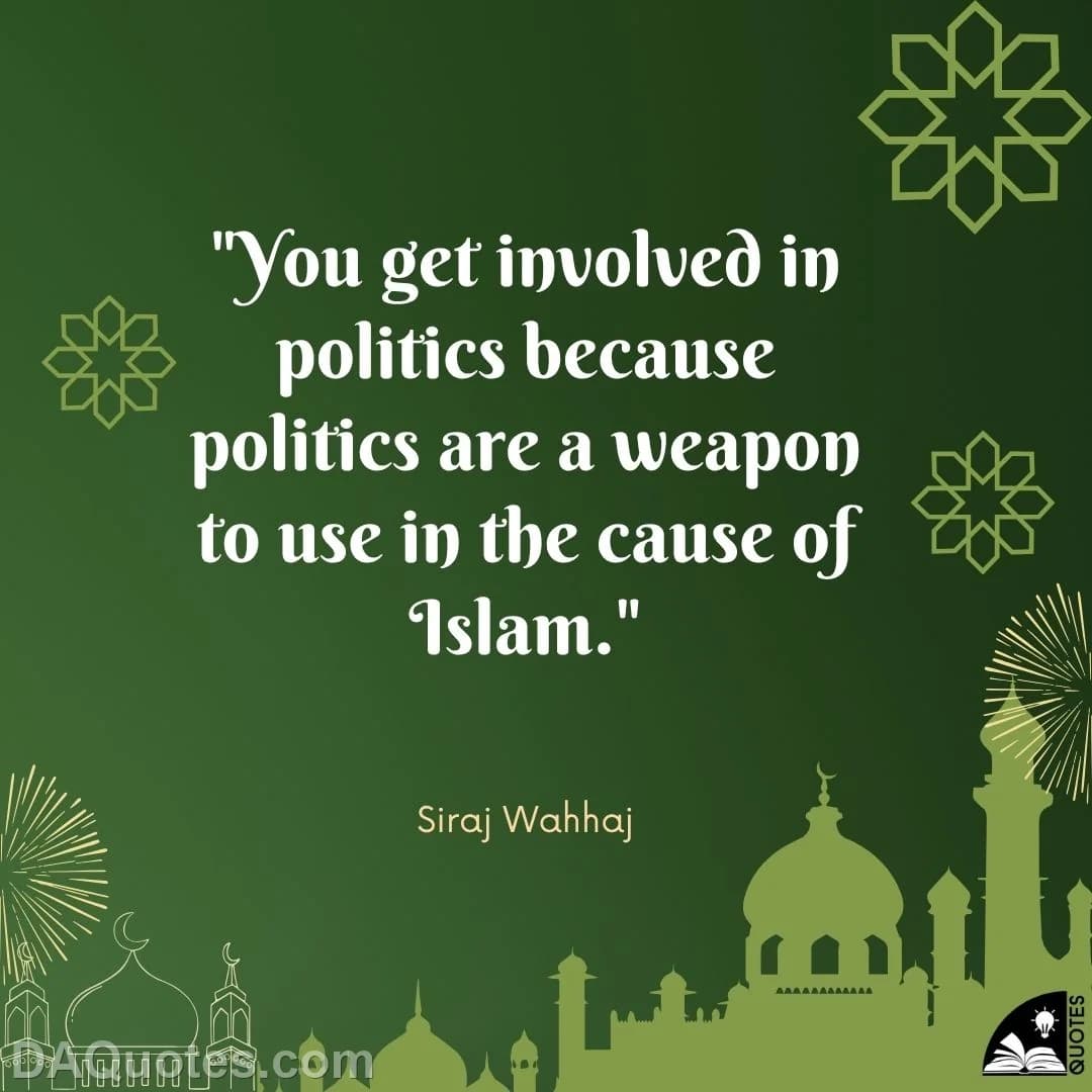 siraj wahhaj Quotes Weapons,Islam,Involved