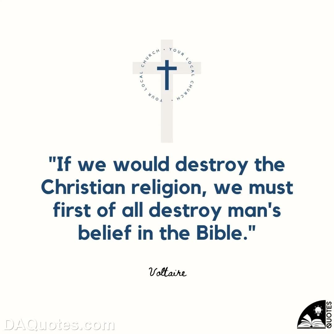 voltaire Quotes Belief In The Bible